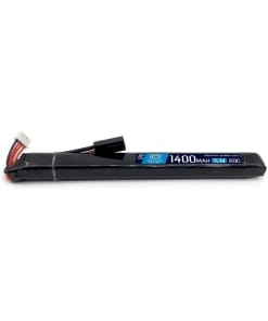 Batteria LiPo 11,1V 1400mAh Bluemax Power con connettore mini tamiya per fucili softair AEG