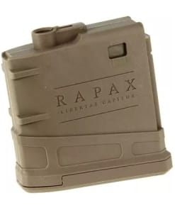 Caricatore DMR Rapax XXI Secutor monofilare 50 BB color coyote per fucile softair